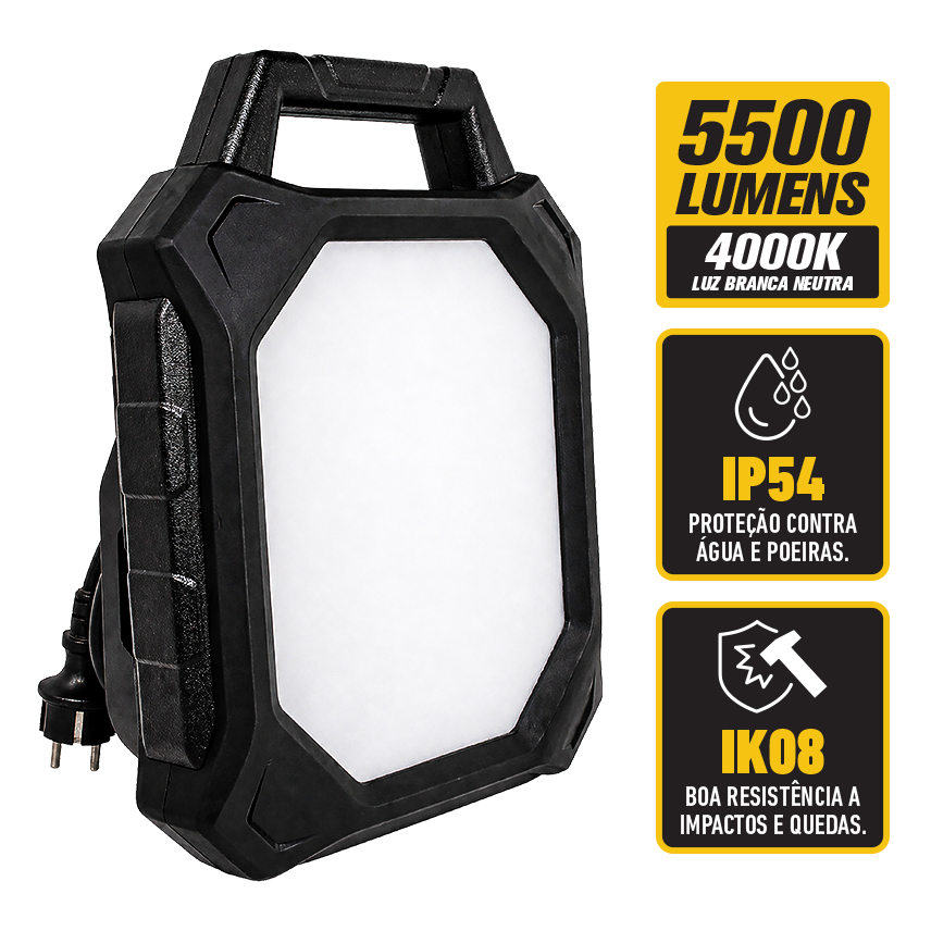 Projetor LED de Obra 50W PECOL